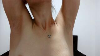 stroked armpits for the man