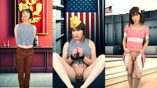 Spy Transformed into Submissive American House Wife Slut