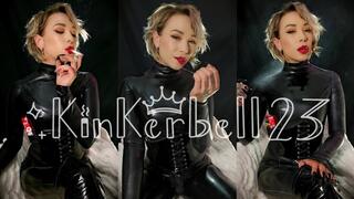 Femdom JOI with Kinkerbell, chain-smoking and using you as an ashtray