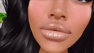 Nude Lips, Pink Tongue (mp4)