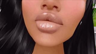 Nude Lips, Pink Tongue (540p mp4)