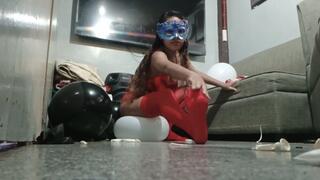 Sexy Juju Sensually Stomps To Pop All Your Black and White Balloons