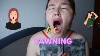 hot yawning