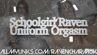 [049] Schoolgirl Raven Uniform Orgasm