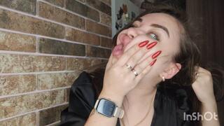 Evil hands tear at your face!