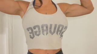 I tear my clothes with my hands