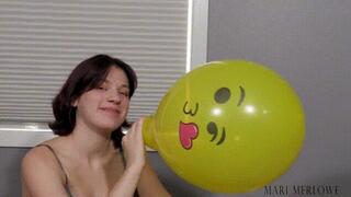 My First Ever Balloon Blow2pop - Mari Merlowe MP4 720p HD
