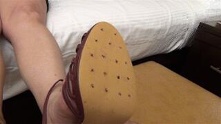 Tack Shoes VS Trampleguy's Balls Including Foot Worship - FULL HD 1080p