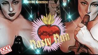 CARTOON VERSION Lusty Nasty Nun Heretic Fetishist cums hard with a Jackhammer Jesus and Hitachi