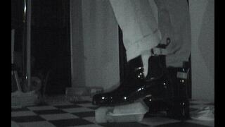 Squished flat under Tanja's rough tread soles - Cam 3