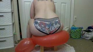 Red Punch Balloon on a Stool : Batman Comic Booty Shorts