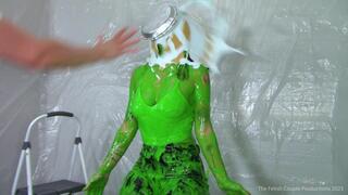 Phoebe Pied and Slimed: the Side Angle