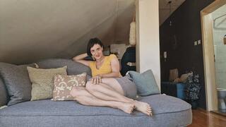 Dark brown and shimmery