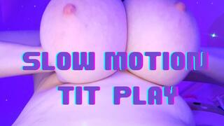Bouncing Boobs in Slow Motion Tit Play