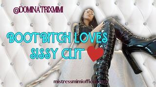 Boot Bitch Loves Sissy Clit !
