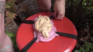 Mercy's Nudism: Hairy Grinding In Nature