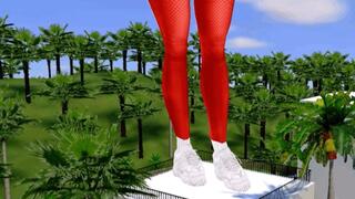 Giantess in the Public Park! (540 mp4)