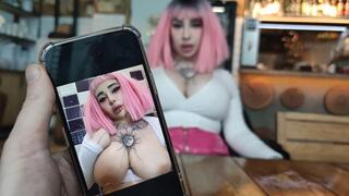 Toilet whore sex in a public place