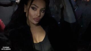 Hardcore public pegging by two Mistress