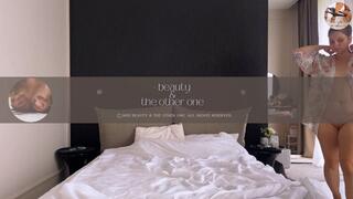 HOME ALONE Amateur WIFE rides on hitachi on pillow