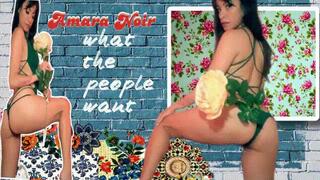 What the people want