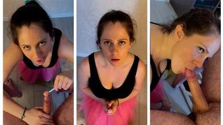 My obedient cosplay blowjob, a lot of cum!