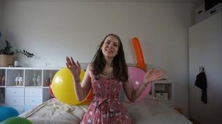 Saskia being a great birthday guest