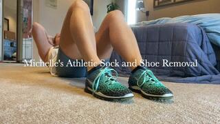 Michelle's Athletic Sock and Shoe Removal