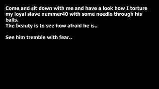 Hard cbt in straitjacket