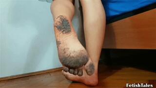 Today you clean my feet well pt 6 - Oggi mi pulisci per bene i piedi part pt 6