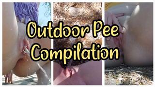 Outdoor Pee Compilation