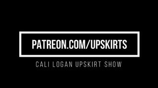 Cali Logan Upskirt Show
