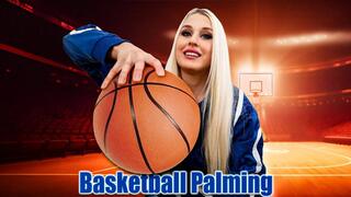 Giant Hands vs Mens Size 7 Basketball Palming Challenge MP4 720p SD