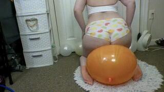 Melon Panties & An Orange Punch Balloon