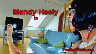 The Tugjob Teacher - starring Mandy Heely - Episode 4 - Part 1 - High Heels Dirty Talk Red Polished Finger Toe Nails Lip Stick Makeup - FHD
