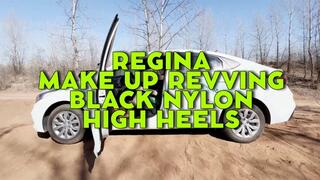 REGINA MAKE UP REVVING BLACK NYLON HIGH HEELS_1080 HDR Dolby Vision_13 MIN