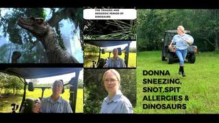 DONNA IN THE TRIASSIC PERIOD WITH ALLERGIES SNEEZES! (ALL BRAND NEW) MP4