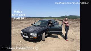 CustomVideo - 015 - Katya Hard revving Audi 90