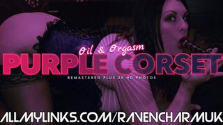 [052] Oil and Orgasm in Purple Corset