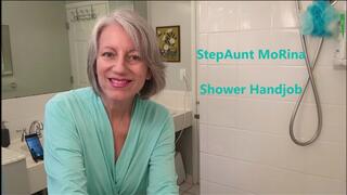 StepAunt MoRina Shower Handjob