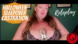 Halloween Sleepover Castration - Roleplay - CurvyRedhead - AVI