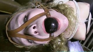 Ultra tight hogtie on the coffee table PART 2