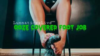 Ooze Covered Foot Job