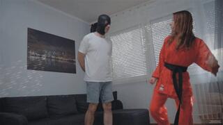 Karate Dress Kicking (wmv)