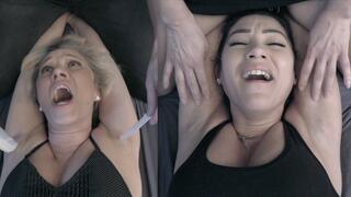 PIT TICKLING - Goddess Dee, Sahrye, armpits, upperbody Tickling, Tickling - WMV