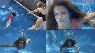 Pool Cleaner Takes a Plunge