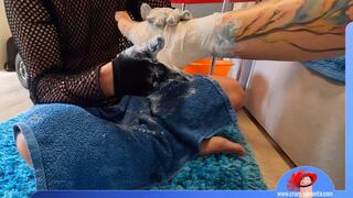 Cast Footjob II - Gips Footjob II (Full Version) #Footjob #Cast #Gips #Run over