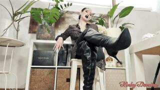 Sexy Leather Boots Worship Instructions for an addict