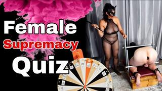 Femdom Games Female Supremacy Domination Quiz: Choose Your Punishment!
