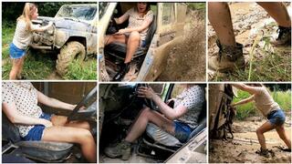 EXCLUSIVE PREMIERE: CRAZY MUD STUCK IN BRUTAL JEEP